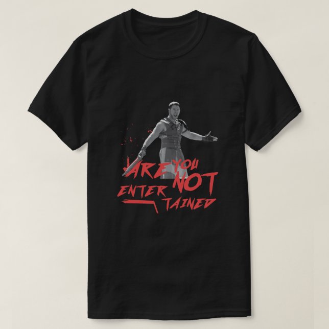 Gladiator - Are You Not Entertained! Classic T-Shirt (Design Front)