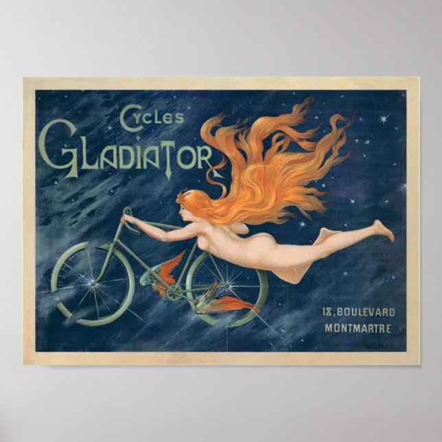 Gladiator Bicycle Poster (Front)