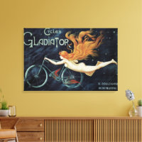 Gladiator Cycles, Vintage Victorian Art Nouveau