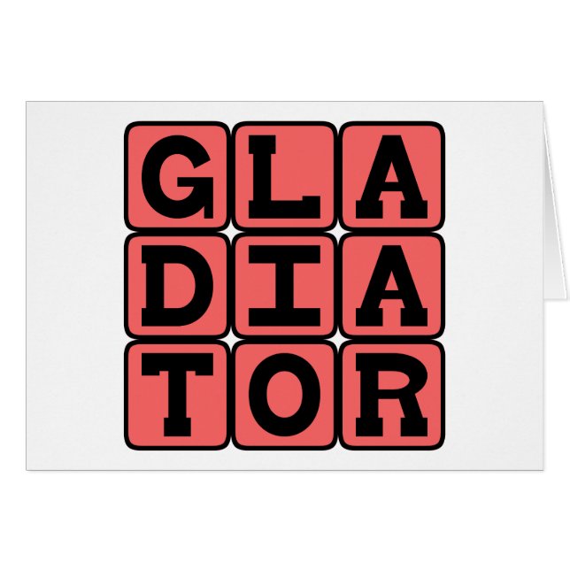 Gladiator, Fearless Fighter (Front Horizontal)