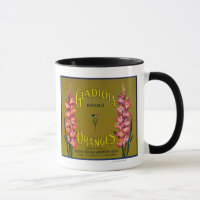 Gladiola Brand Citrus Crate Label