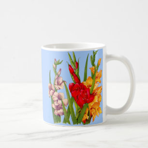 gladiola flowers gladioli flowers coffee mug