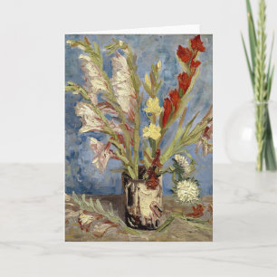 Gladioli and China Asters   Vincent van Gogh Card