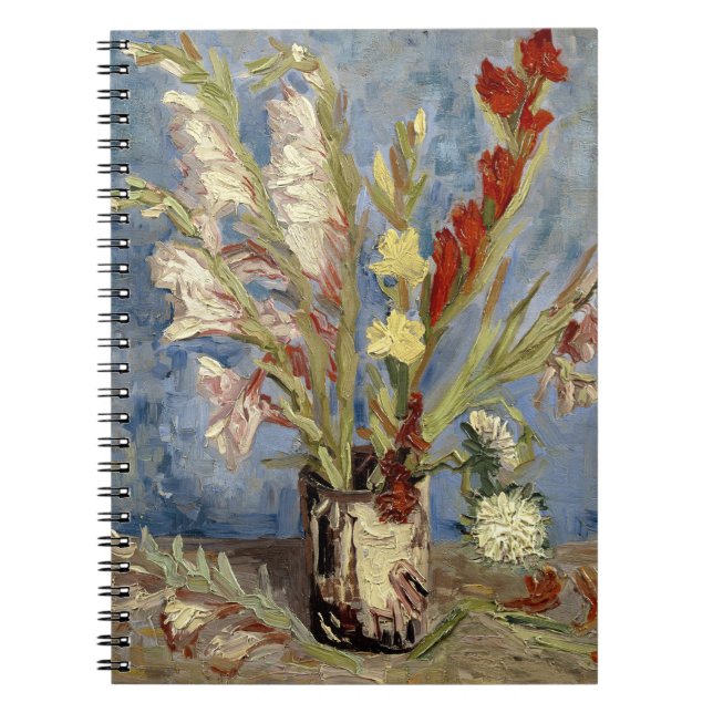Gladioli and China Asters | Vincent van Gogh Notebook (Front)