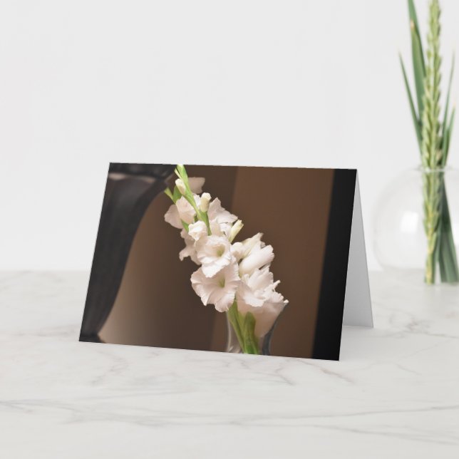 Gladioli, card (Front)
