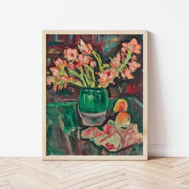 Gladioli in a Green Vase | George Leslie Hunter Poster (Creator Uploaded)