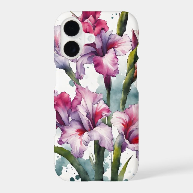 Gladiolus - Watercolor flowers (Back)