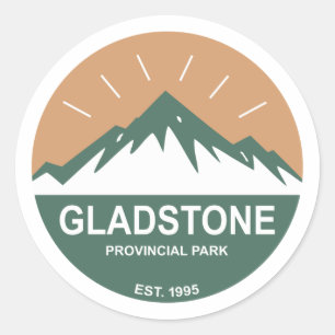 Gladstone Provincial Park Classic Round Sticker