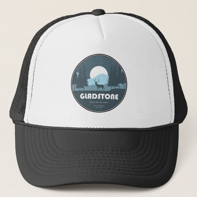 Gladstone Provincial Park Deer Trucker Hat (Front)