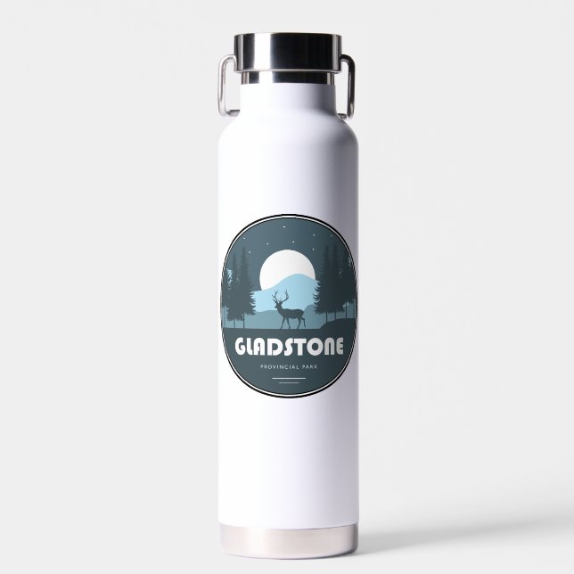 Gladstone Provincial Park Deer Water Bottle (Front)