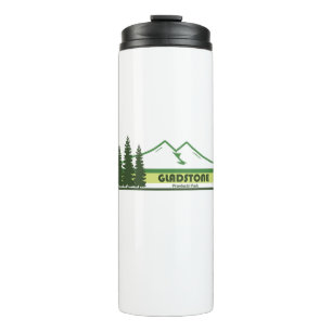 Gladstone Provincial Park Green Stripes Thermal Tumbler