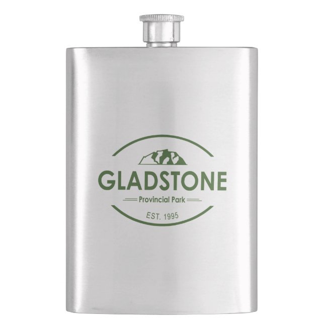 Gladstone Provincial Park Hip Flask (Front)