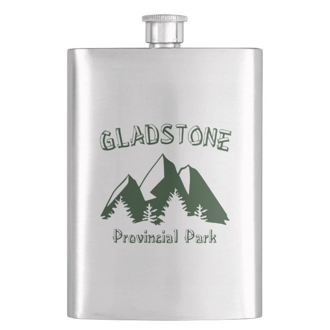 Gladstone Provincial Park Hip Flask (Front)