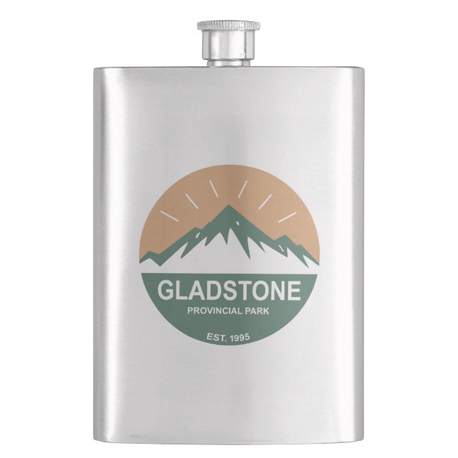 Gladstone Provincial Park Hip Flask (Front)