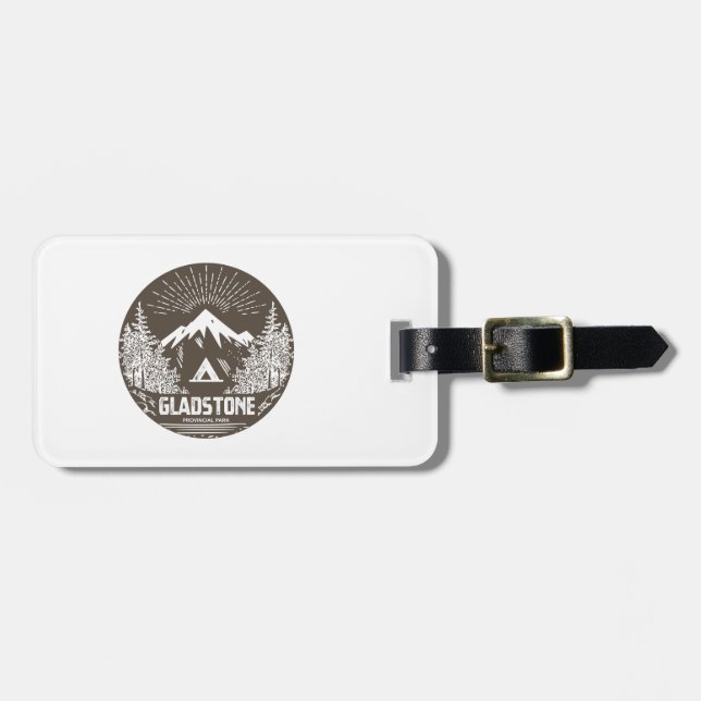 Gladstone Provincial Park Luggage Tag (Front Horizontal)