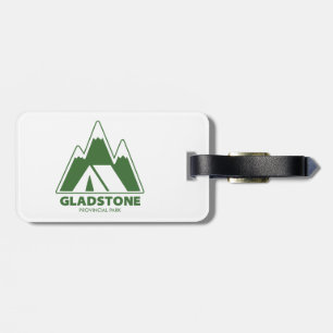 Gladstone Provincial Park Mountains Camping Luggage Tag