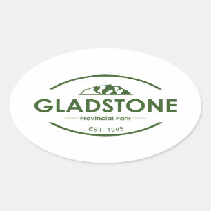 Gladstone Provincial Park Oval Sticker