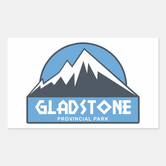 Gladstone Provincial Park Rectangular Sticker (Front)