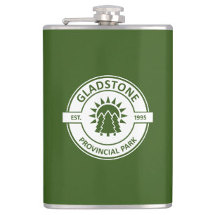 Gladstone Provincial Park Sun Trees Hip Flask