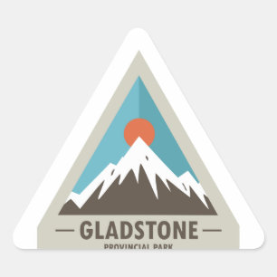 Gladstone Provincial Park Triangle Sticker