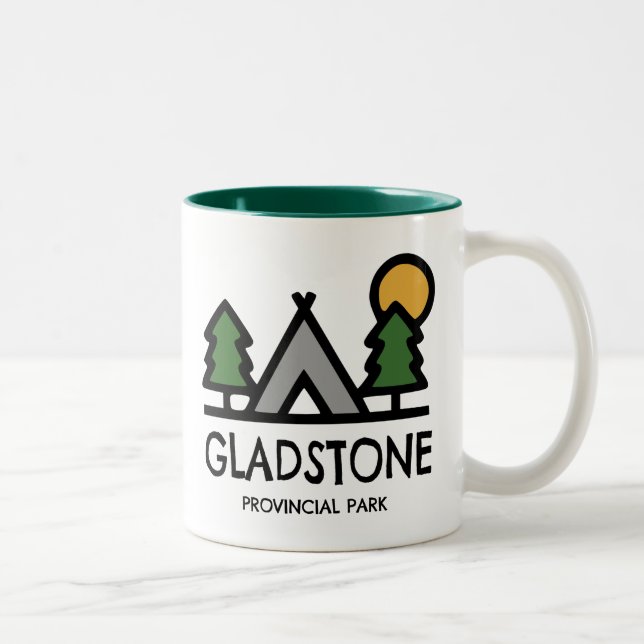 Gladstone Provincial Park Two-Tone Coffee Mug (Right)