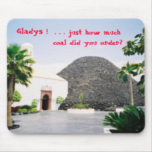 Gladys/Coal Mouse Mat