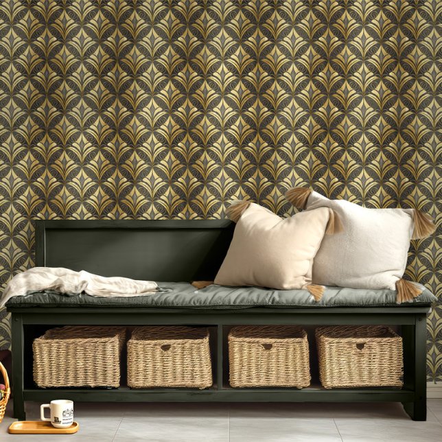 Glam Art Deco Black Gold ID1033 Wallpaper (Creator Uploaded)