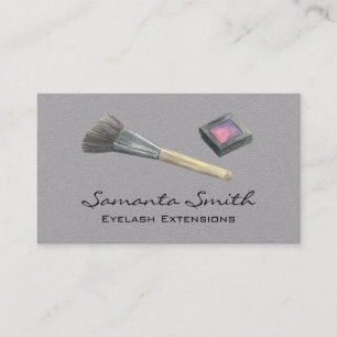 Glam Beauty Makeup Artist Eyelashes & Lips Busines Business Card