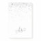 Glam Black Silver Glitter Glam Monogram Name