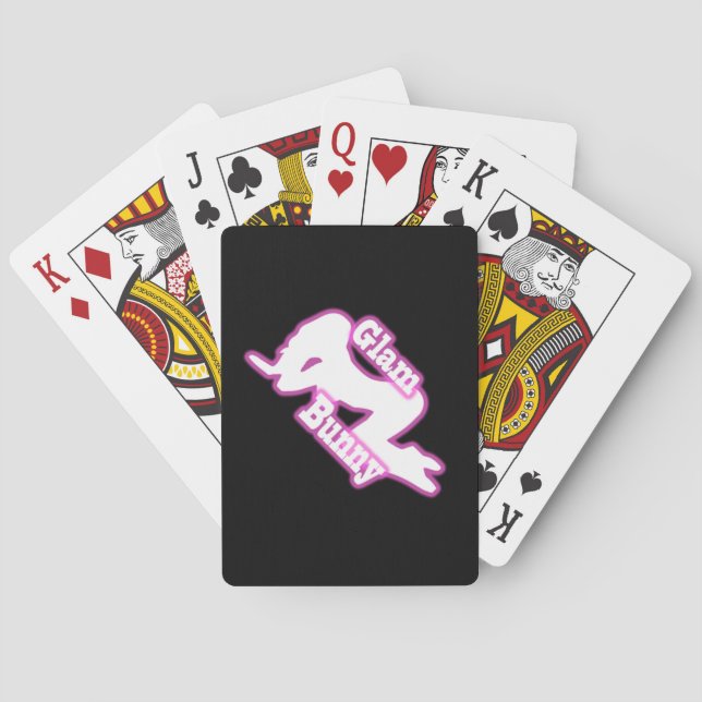 Glam Bunny Crawl Logo Playing Cards (Back)
