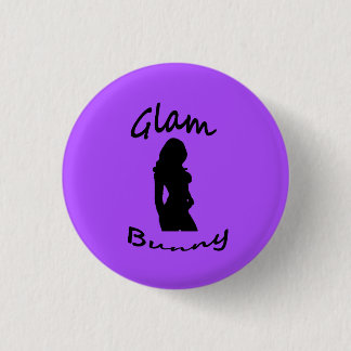 Glam Bunny Logo Pin