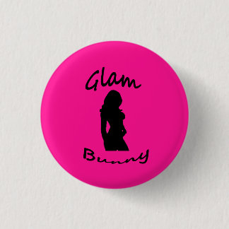 Glam Bunny Logo Pin