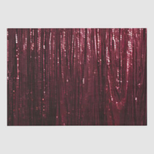 Glam Burgundy Red Glitzy Wedding Tissue Paper