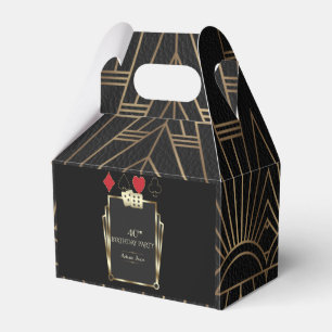Glam Casino Great 40th Poker Birthday Favour Box