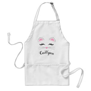 Glam Cat Face Standard Apron