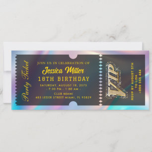 Glam Celebration Event Pass Invitation