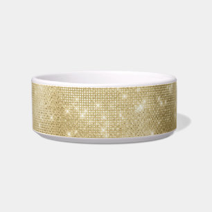 Glam Champagne Gold Glitzy Sparkle Bowl