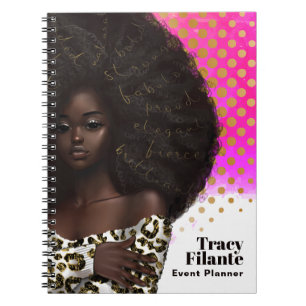 Glam Chic Afro Boss Notebook