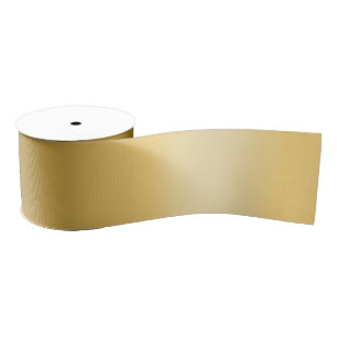 Glam Chic Yellow Gold Ribbon Christmas Grosgrain Ribbon