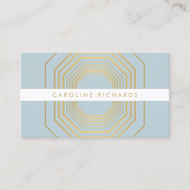 Glam Deco Jewellery Design Fashion Boutique No. 11 Business Card (Front)