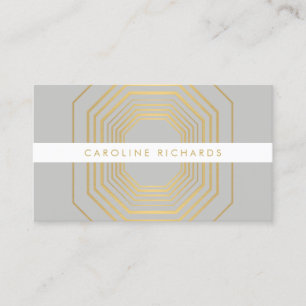 Glam Deco Jewellery Design Fashion Boutique No. 8 Business Card