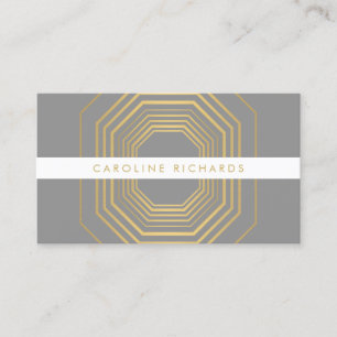 Glam Deco Jewellery Design Fashion Boutique No. 9 Business Card