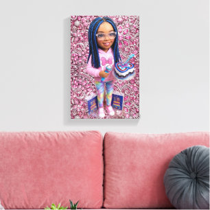 Glam Doll Canvas Print