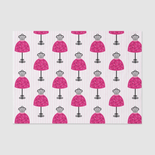 Glam Fashion Diva Birthday Party Tissue Paper (Front)