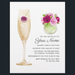 Glam Fashion Show Flyer<br><div class="desc">Burgundy plum and blush pink floral diva fashion show invitation customisable to your event specifics.</div>