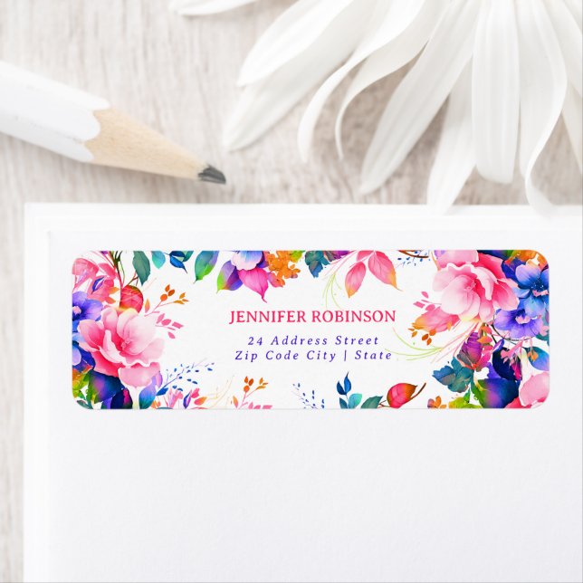 Glam Garden Watercolor Floral Birthday Party  (Insitu)