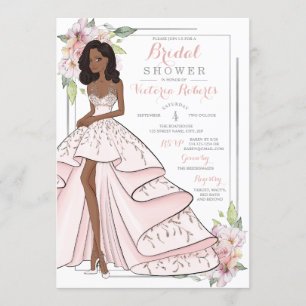 Glam Girl Bridal Shower Invitation