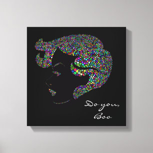 Glam Girl self girl power quote Canvas Print
