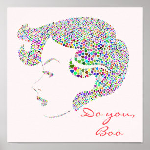 Glam Girl self girl power quote Poster