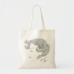 Glam Girl self girl power quote Tote Bag